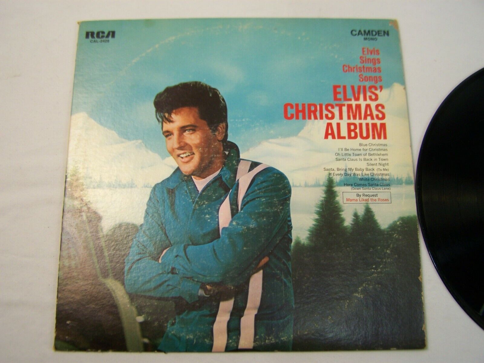 Elvis Presley record Album Christmas album 2 RECORDS