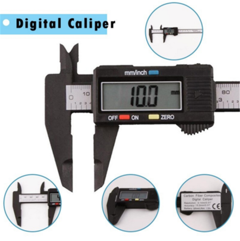 LCD Digital Electronic Vernier Caliper Gauge Micrometer Ruler Tools 150mm/6