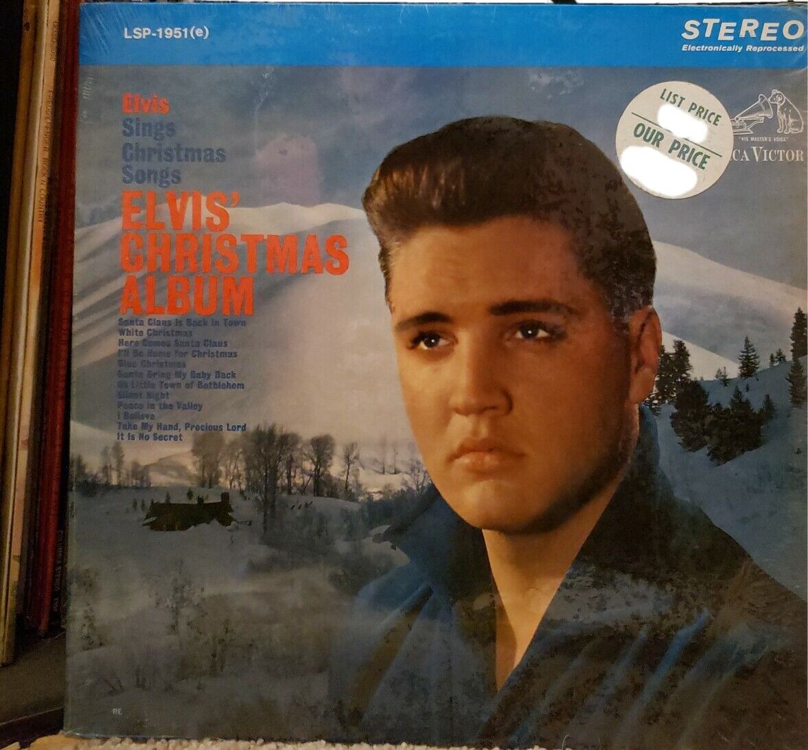 Elvis Presley 'The King' ChristmasAlbum LSP-1951e 33 Vinyl Record