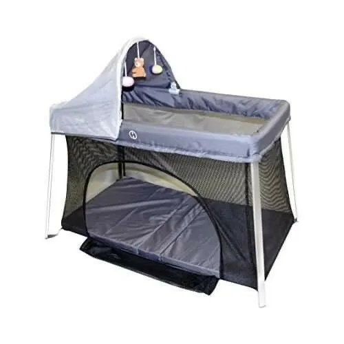 Elan Bambino Portable Infant Playpen On-the-go Foldable Crib