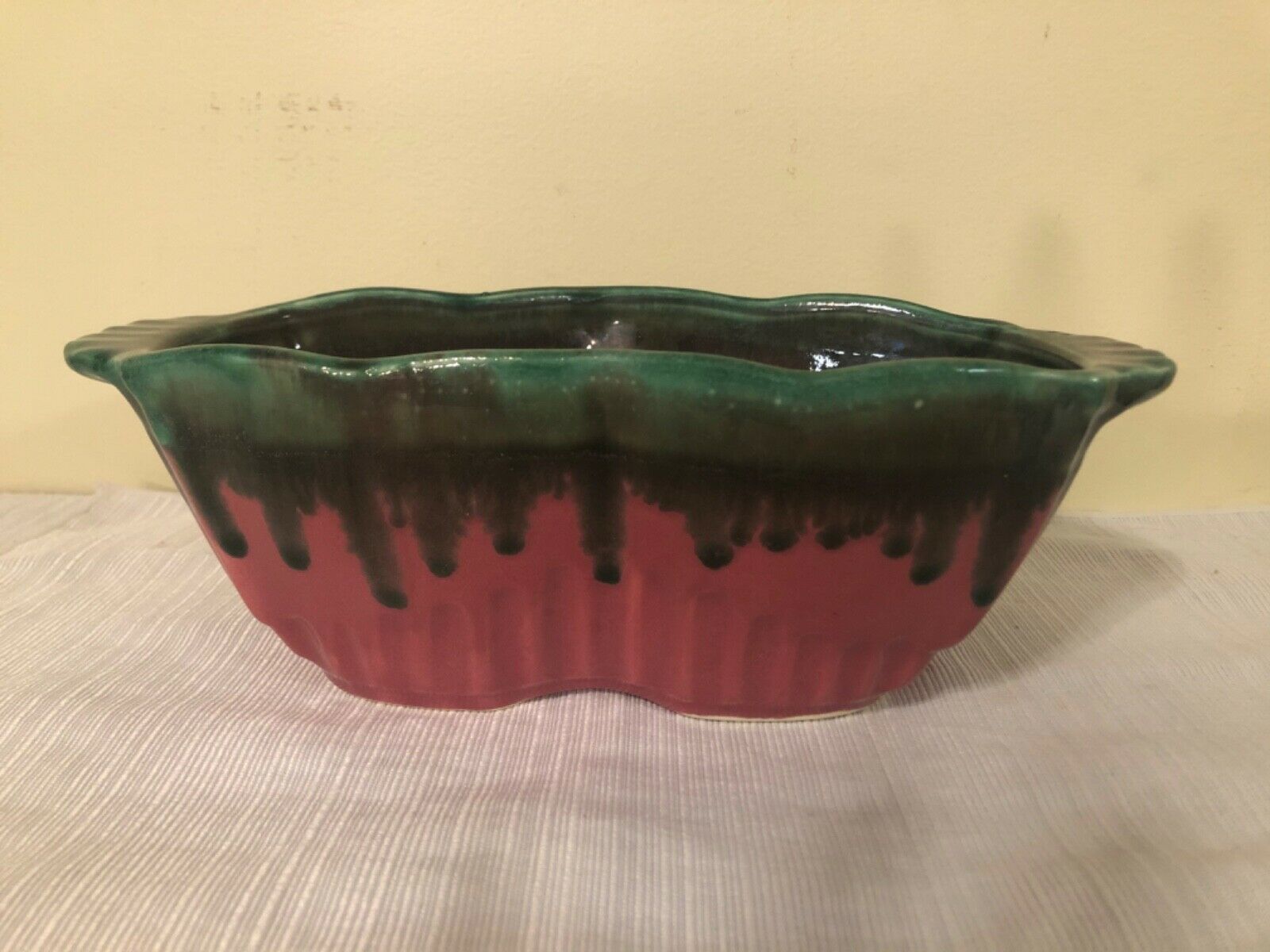 Vintage R.r.p. Co. Roseville, Ohio, No. 386 Pottery Vase/flower Pot