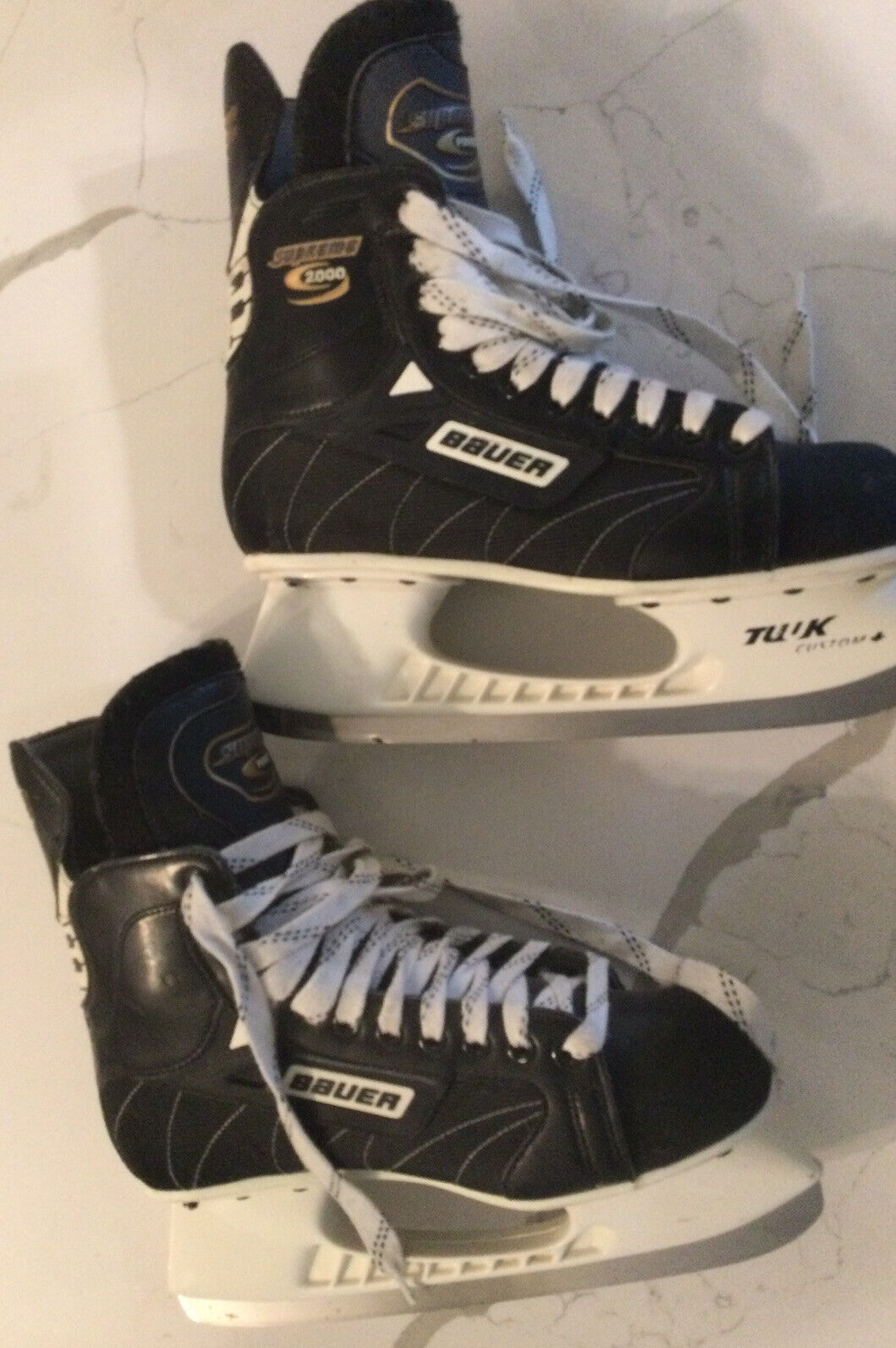 Bauer Supreme 2000  Hockey Skates Tuuk Blades  Size 9.5 Ee Shoe Size Us 11 Read!