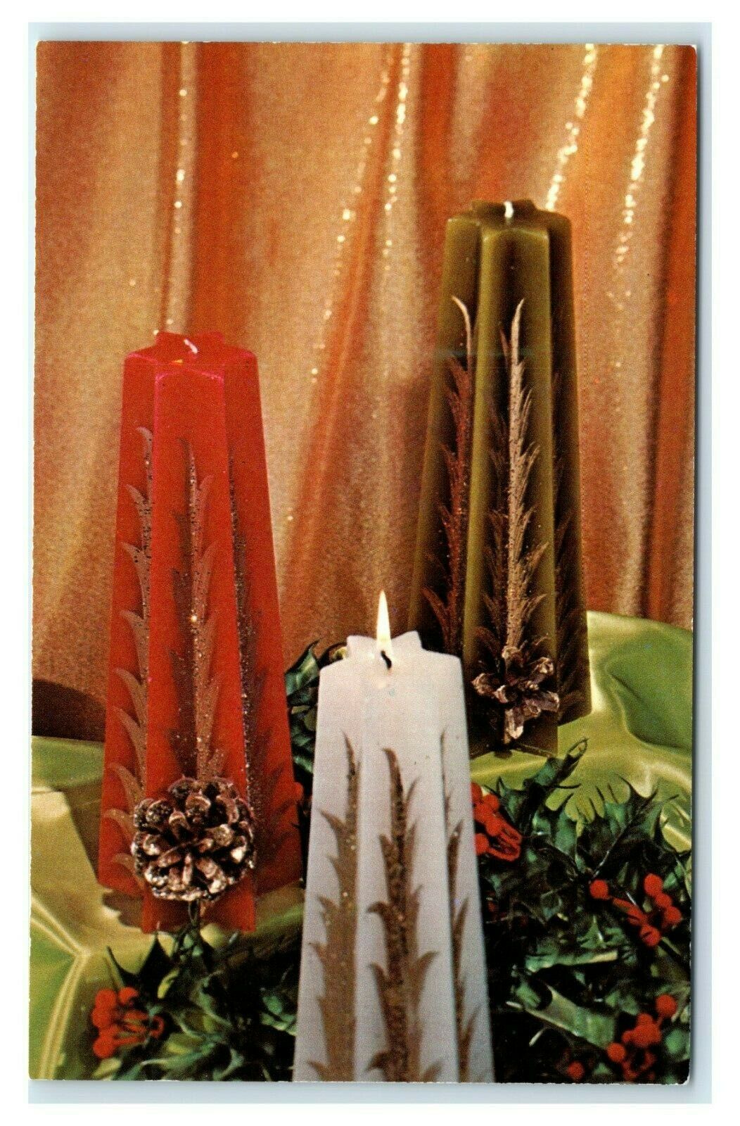 Postcard North Star Candle Of Alaska Ak House Of Candlelight Fairbanks Aj19