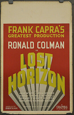 Lost Horizon 1937 14x22 Window Card Movie Poster Ronald Colman Jane Wyatt
