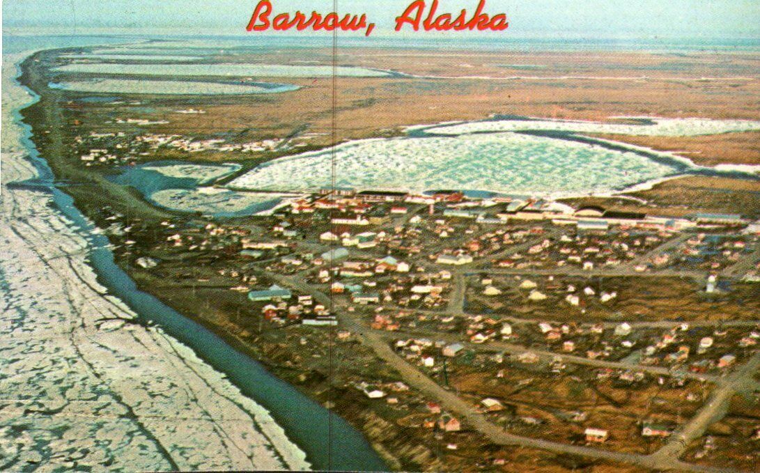 Aerial View of Barrow, Alaska