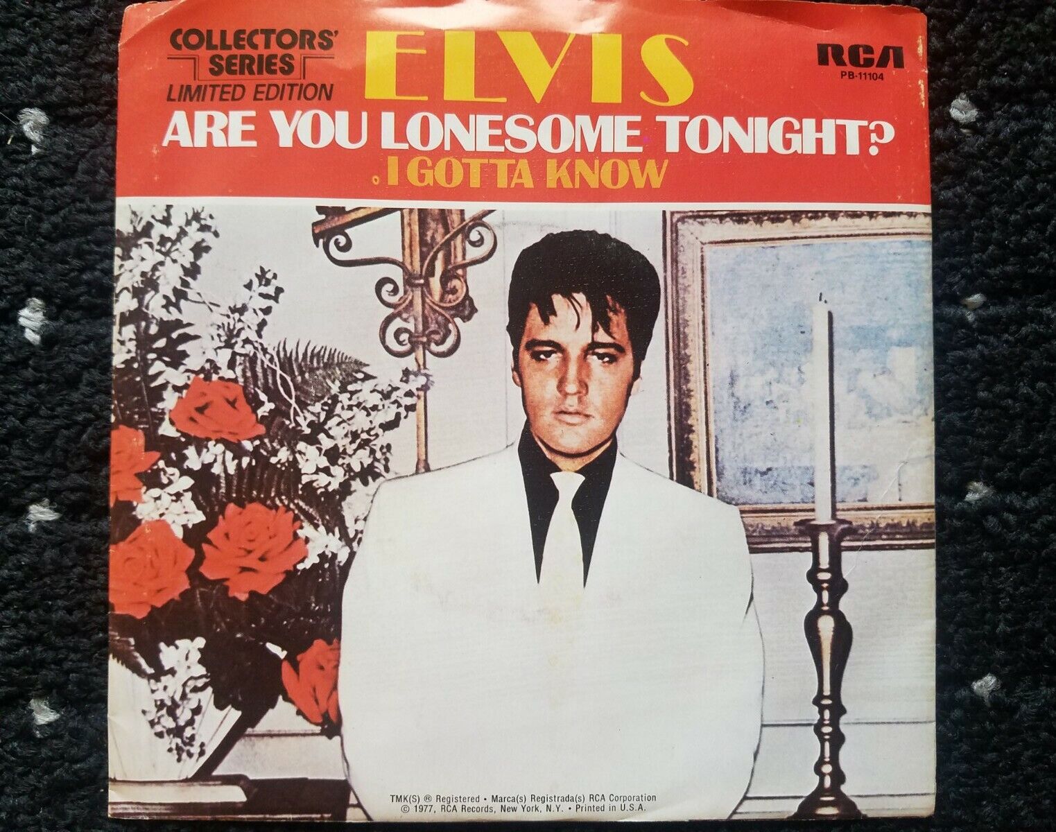 Elvis Presley 45rpm Are you Lonesome tonight 