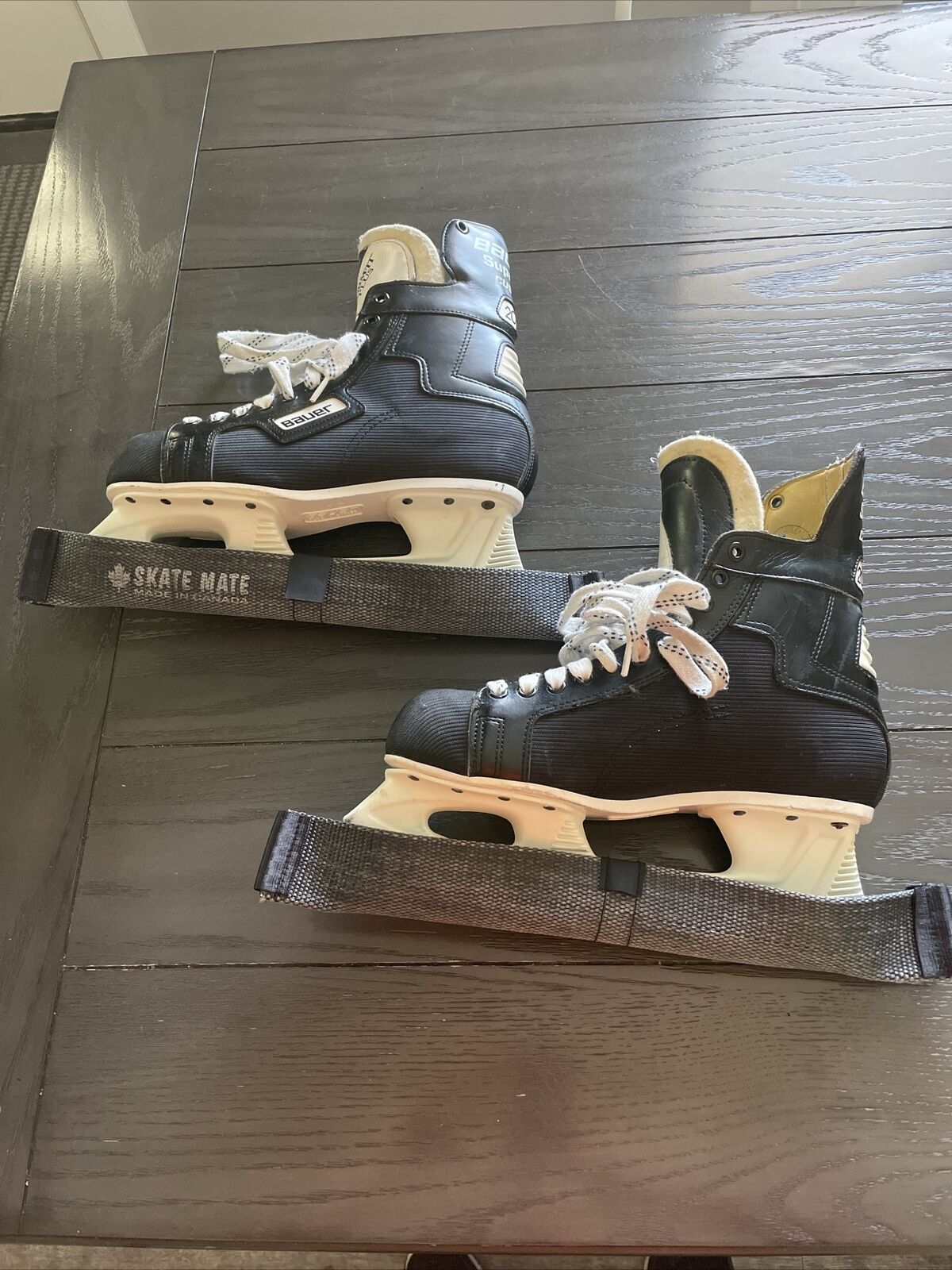 Vintage Classic Bauer Supreme 2000 Custom Ice Hockey Skates - Size 10